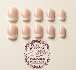 The “Timeless Elegance” French Tip Press-On Nails Set